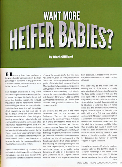 Want more heifer babies? 